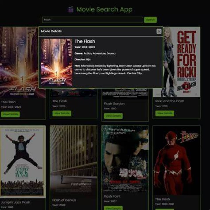 Movie search categories
